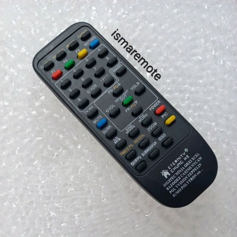 REMOTE REMOT TV UNIVERSAL KHUSUS TV POLYTRON DIGITEC MINIMEX