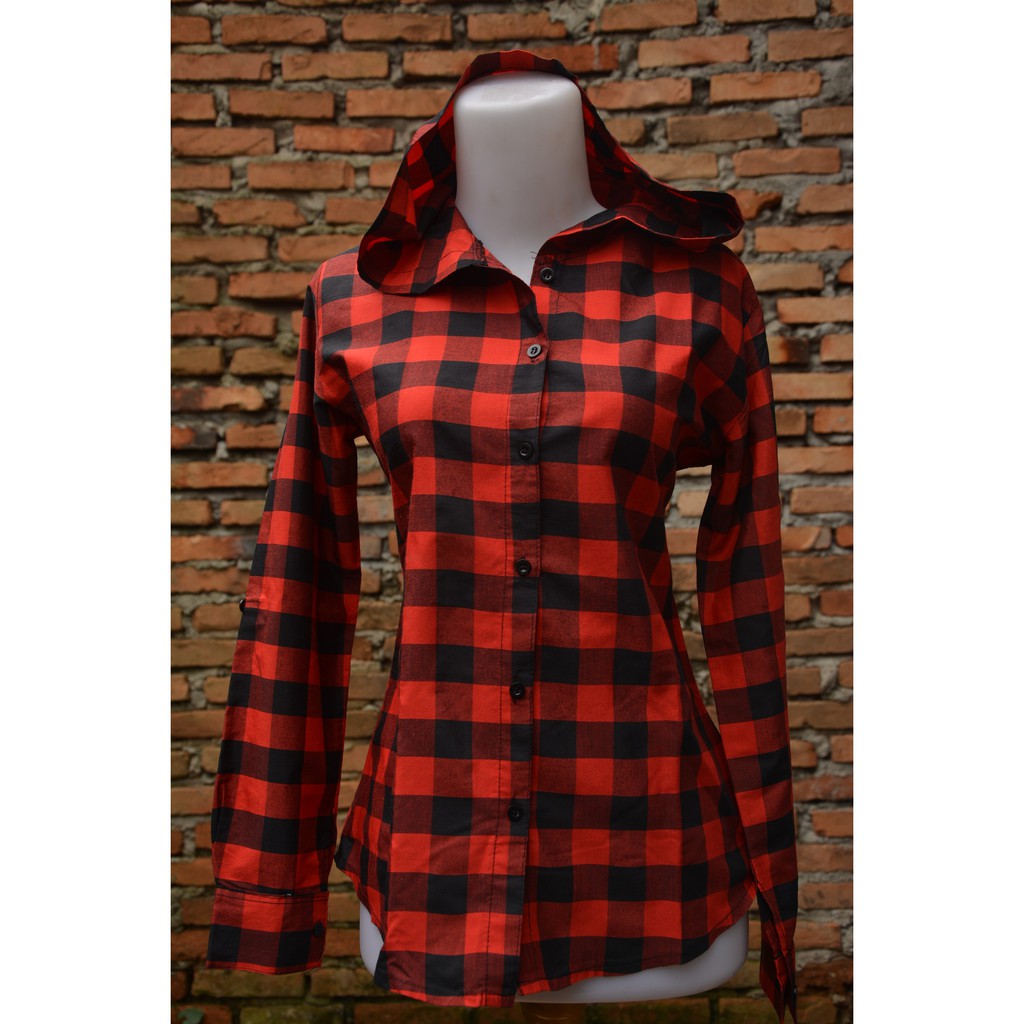 PRE LOVE ATASAN/ KEMEJA HOODIE CEWEK
