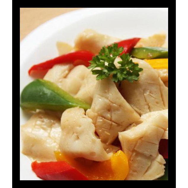 

Terlaris Tian En Xiang Vegan Squid 450Gr / Cumi-Cumi Evergreen / Two Leaves Makanan Instan Kaleng