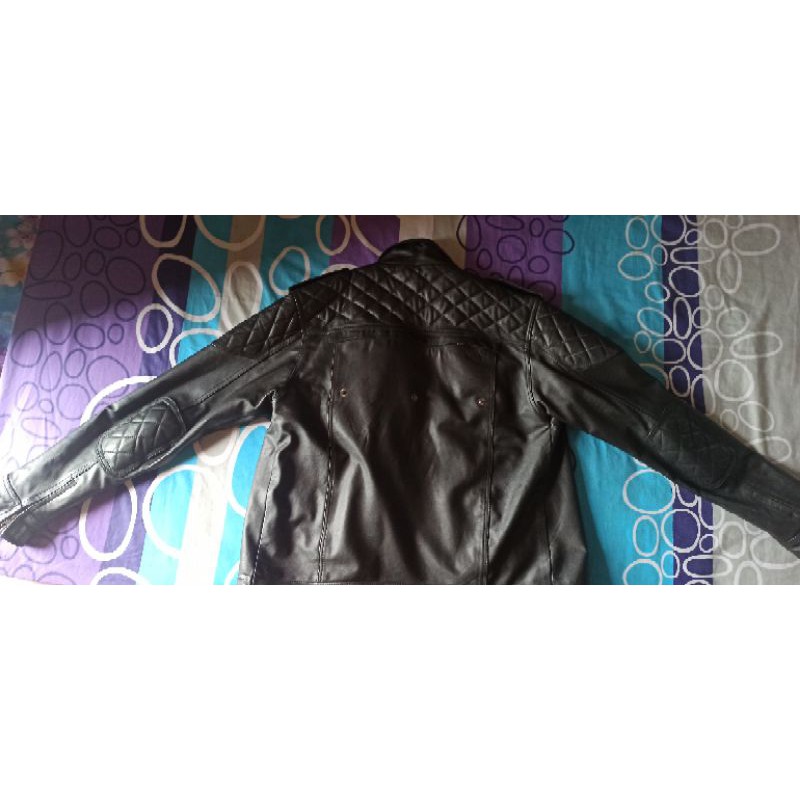 JAKET KULIT MOTOR PRIA BEKAS