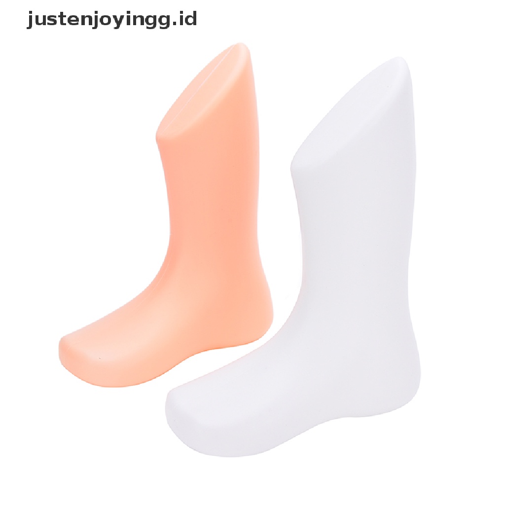 1pc Manekin Kaki Anak Bahan Plastik Keras Untuk Display Sepatu / Kaos Kaki