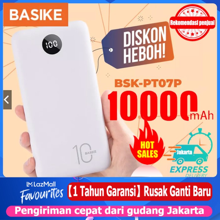 HANDPHONE & TABLET POWER BANK STB112 BASIKE POWER BANK 20000 MAH 10000