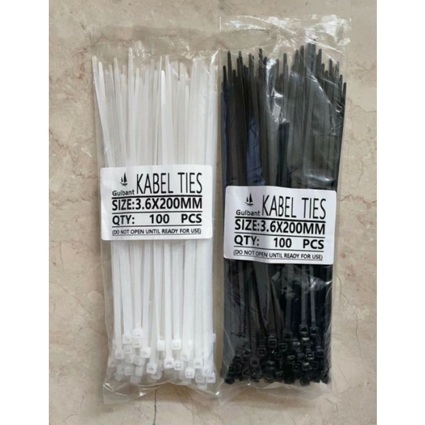 

Kabel Ties / Insulock / Insulok / Cable Ties 3,6 x 200mm 20cm 100pcs