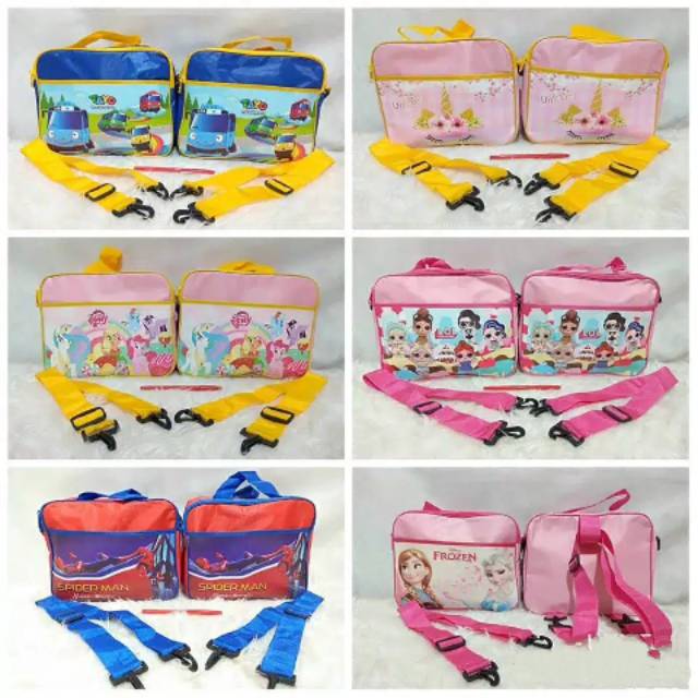 

MarMon- TAS ANAK 3 IN 1, RANSEL SELEMPANG TENTENG GOODIE GOODY BAG SOUVENIR ULANG TAHUN TAS SEKOLAH