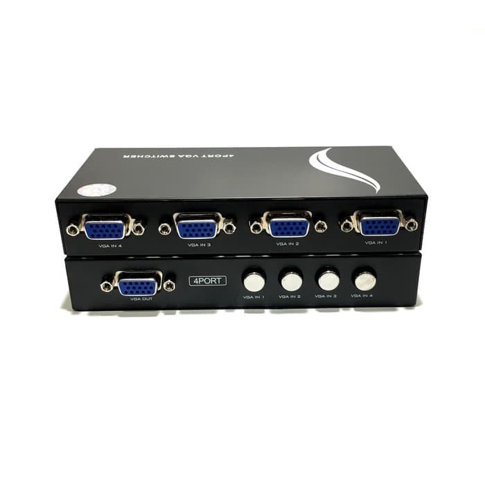 VGA Switch 4 Port manual switcher 4 input to 1 Output 4 port GRC-VG-SW41M