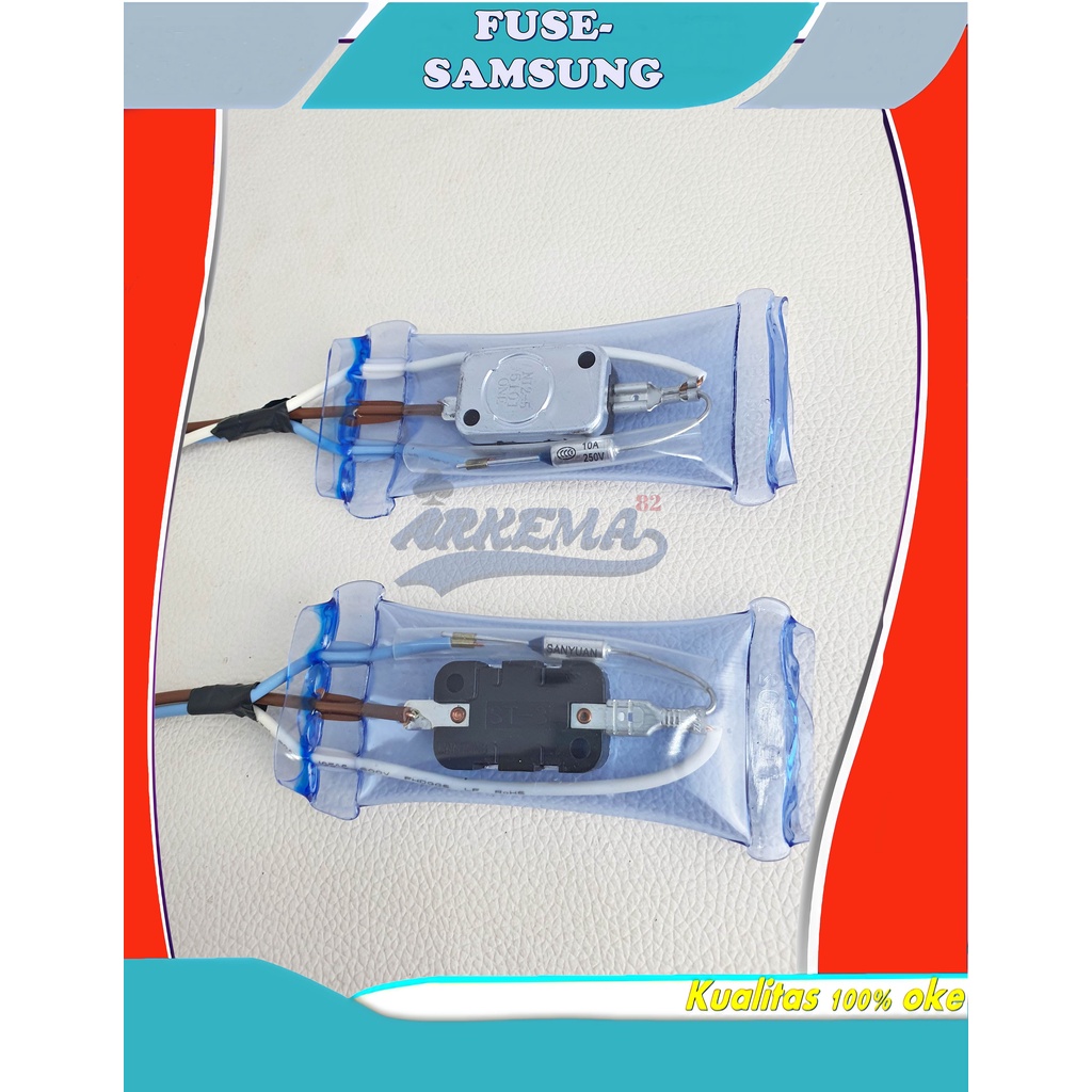 FUSE BIMETAL SAMSUNG 3 KABEL SET | FUSE BEMETAL 3 KABEL | DEFROST BIMETAL | FUSE 3 KABEL | FUSE SAMSUNG