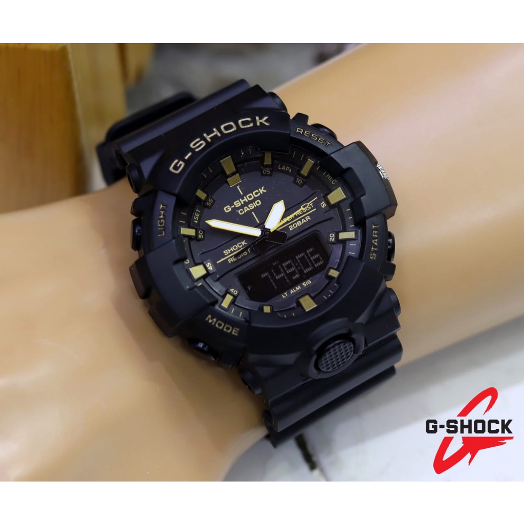 BEST SELLER !!! JAM TANGAN PRIA GSHOCK CASIO GA 810 STEP TRACKER/JAM GSHOCK GBA 800 3 jarum DUAL TIME