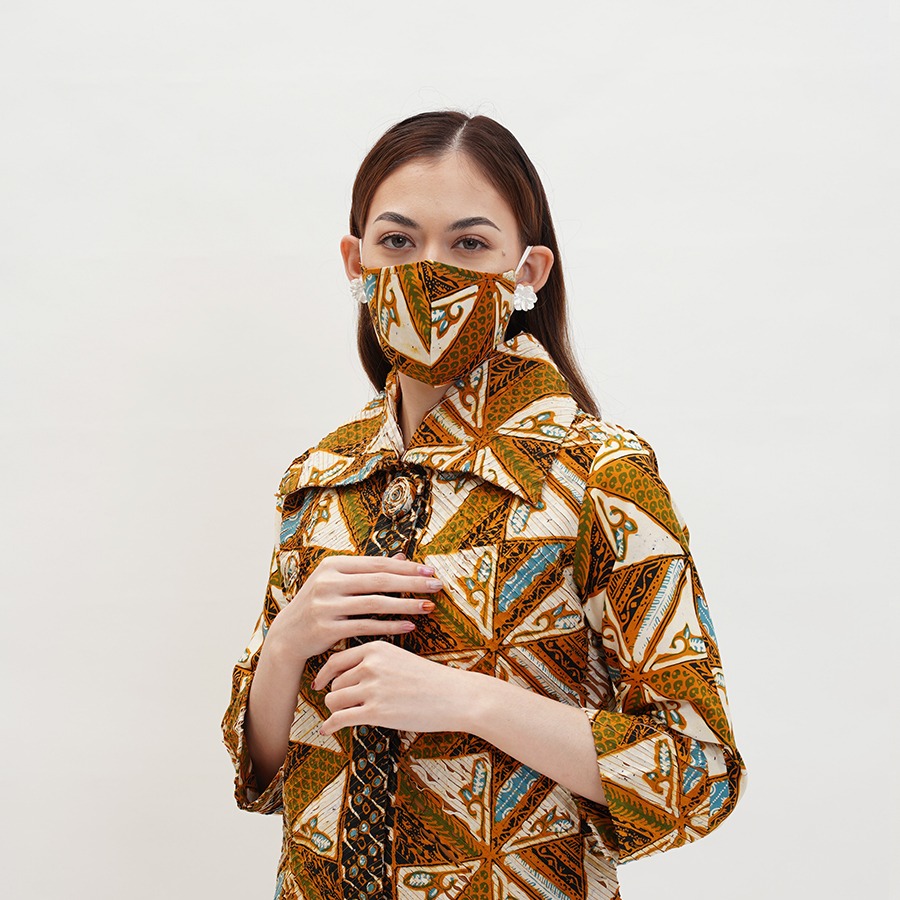 [RAMADAN SALE] NONA RARA - Nindita Sogan T0693,Baju atasan kerja blouse batik wanita modern-3