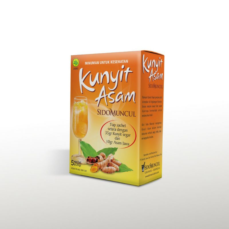 Kunyit Asam SidoMuncul minuman herbal untuk kesehatan Sido Muncul