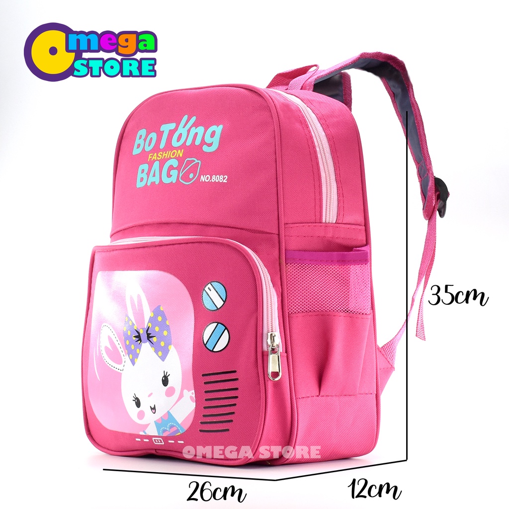 Tas Anak Sekolah TK SD Perempuan Laki-laki Backpack Unisex Tas Ransel Anak Perempuan Karakter - 196