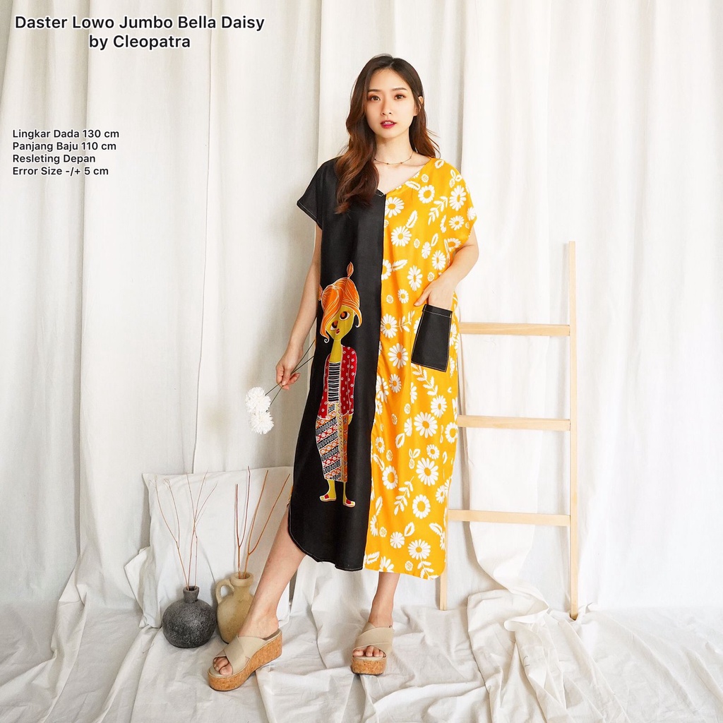Daster Lowo Jumbo Bella Daisy By Cleopatra (Eceran dan Grosir)