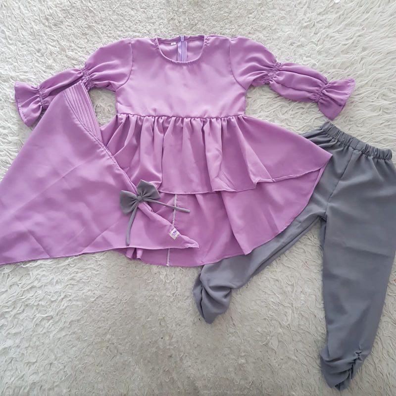 Baju Bayi Premium Jilbab Set