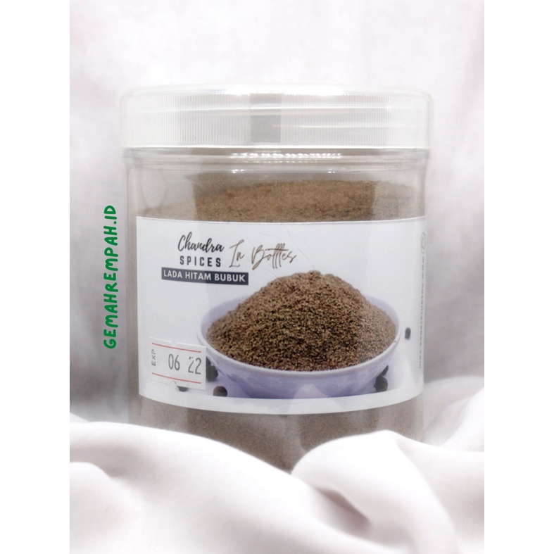 

Lada hitam bubuk (toples) / Black pepper powder 300gr