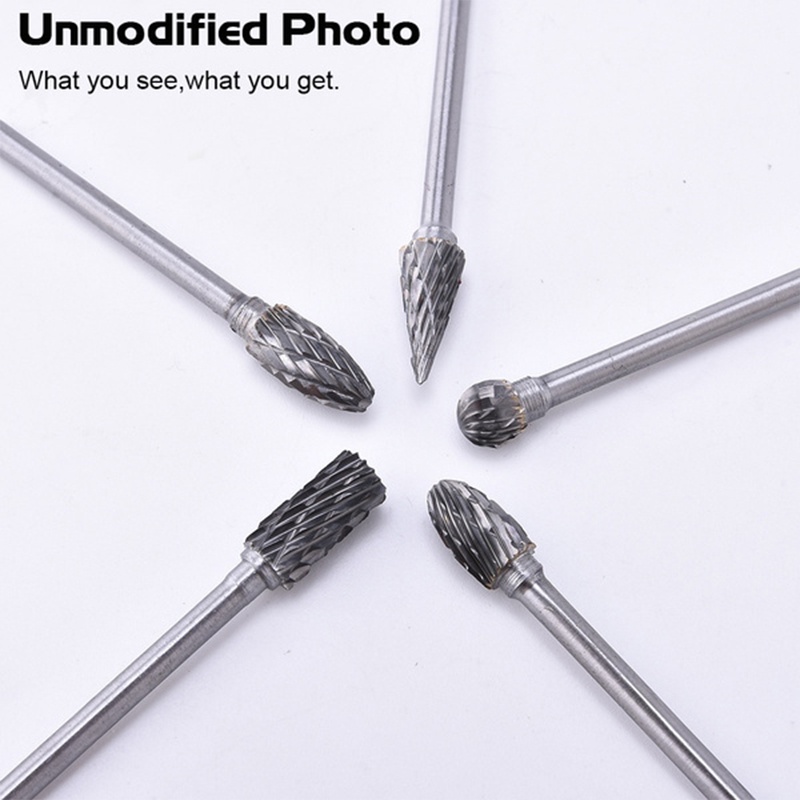 20pcs / set 3x3mm &amp; 3x6mm Mata Bor Tungsten Carbide Burr Die Grinder Rotary Burr