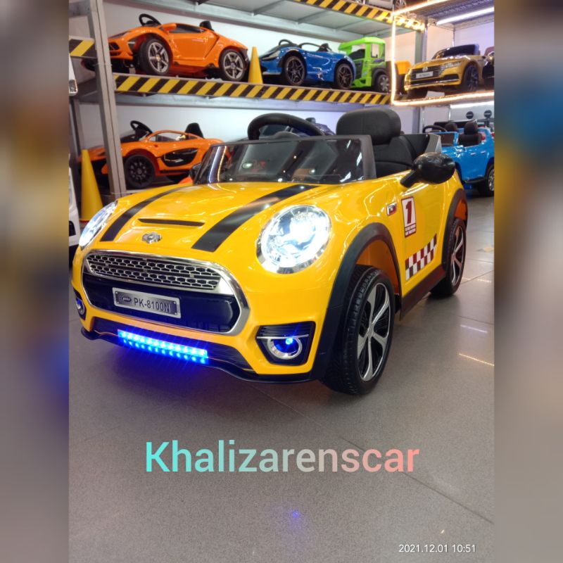 Mainan Mobil Aki Mini Cooper Pk 8100