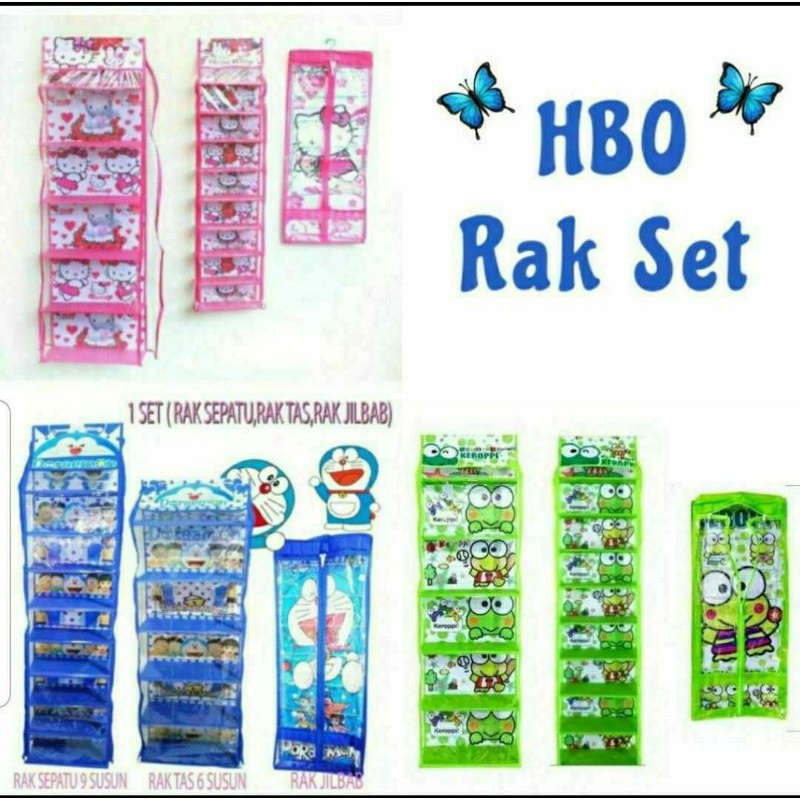HBO RAK SET 3 IN 1