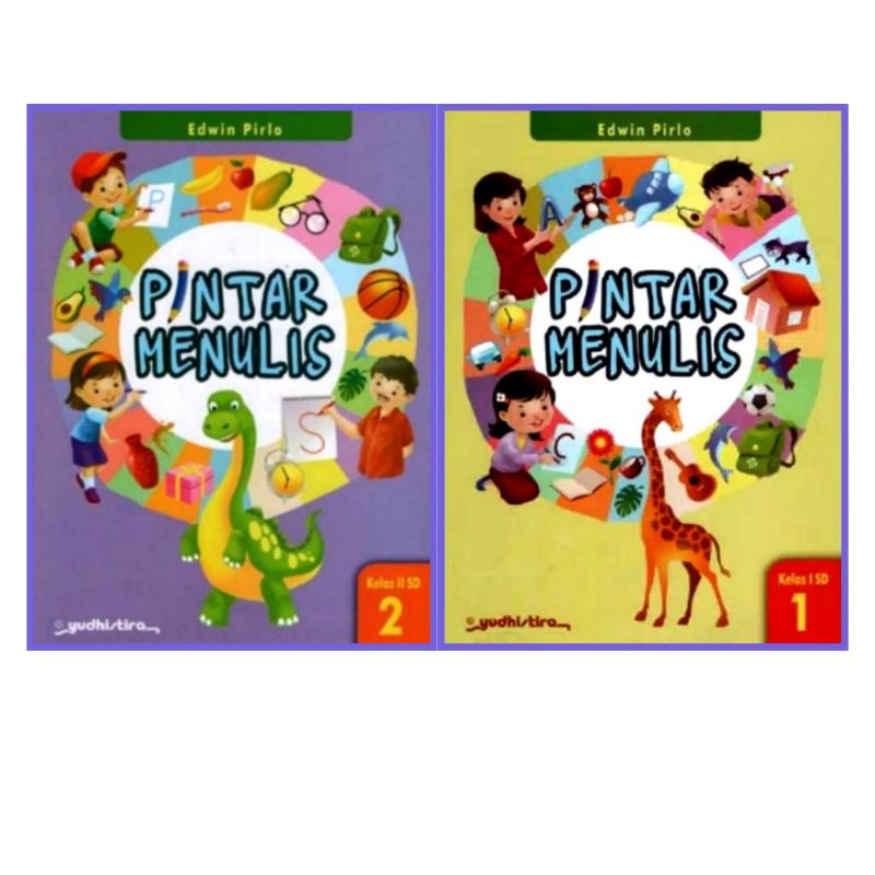 Yudhistira - Buku Pintar Menulis 1 dan 2 penerbit Yudistira