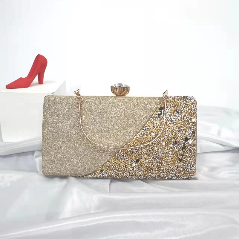 MV_Marvelouz MV709646 Dompet CLUTCH Pesta Wanita Elegant Motif Gliter terbaru 1kg bisa 3 tas supplier tas import JT9646 GT1942 BQ3618
