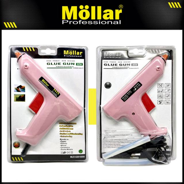 Alat Lem Tembak / Glue Gun MOLLAR - 80 Watt (80W) Besar