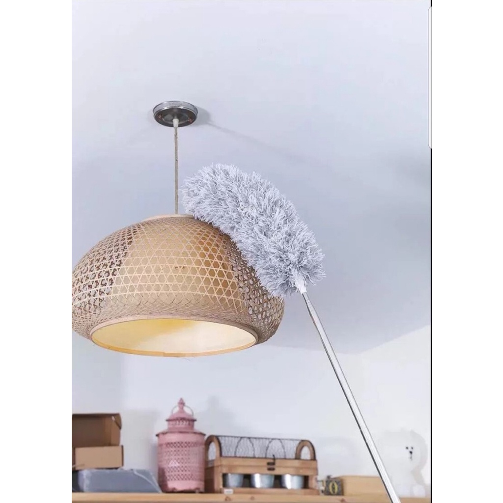 Kemoceng Microfiber Magnet Debu Extendable Bisa Tekuk