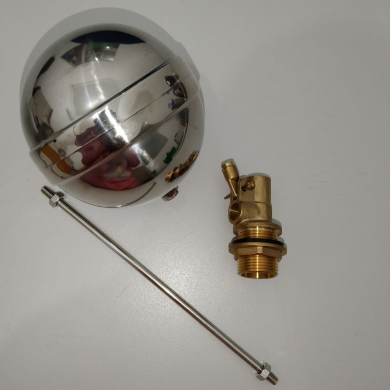 Pelampung air/ Tangki Air   otomatis Kuningan 3/4 inch bola stainless