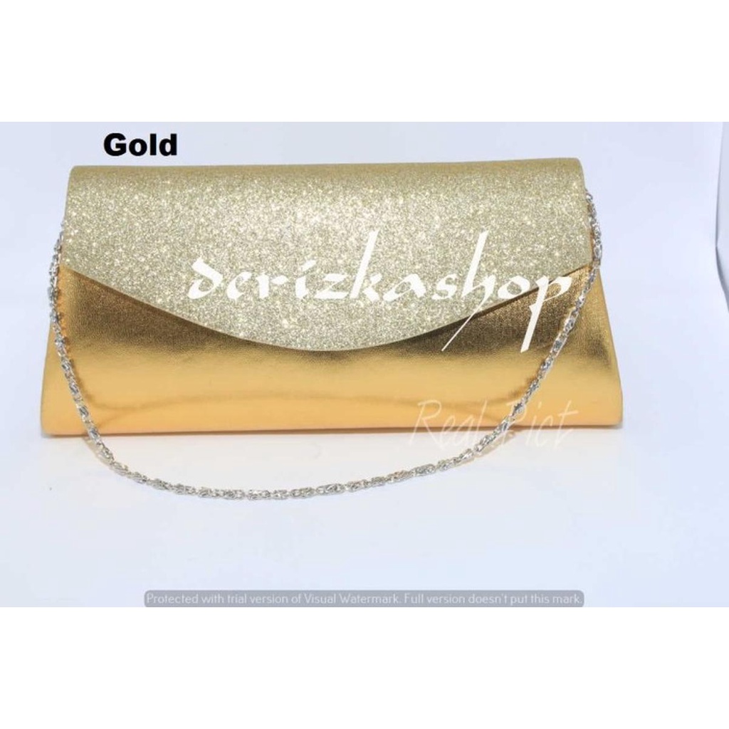 Clutch Wanita Mewah Tas Samping Remaja Bridesmaid Party Bag Tas Pesta Kekinian Slingbag Cewek  Clutc