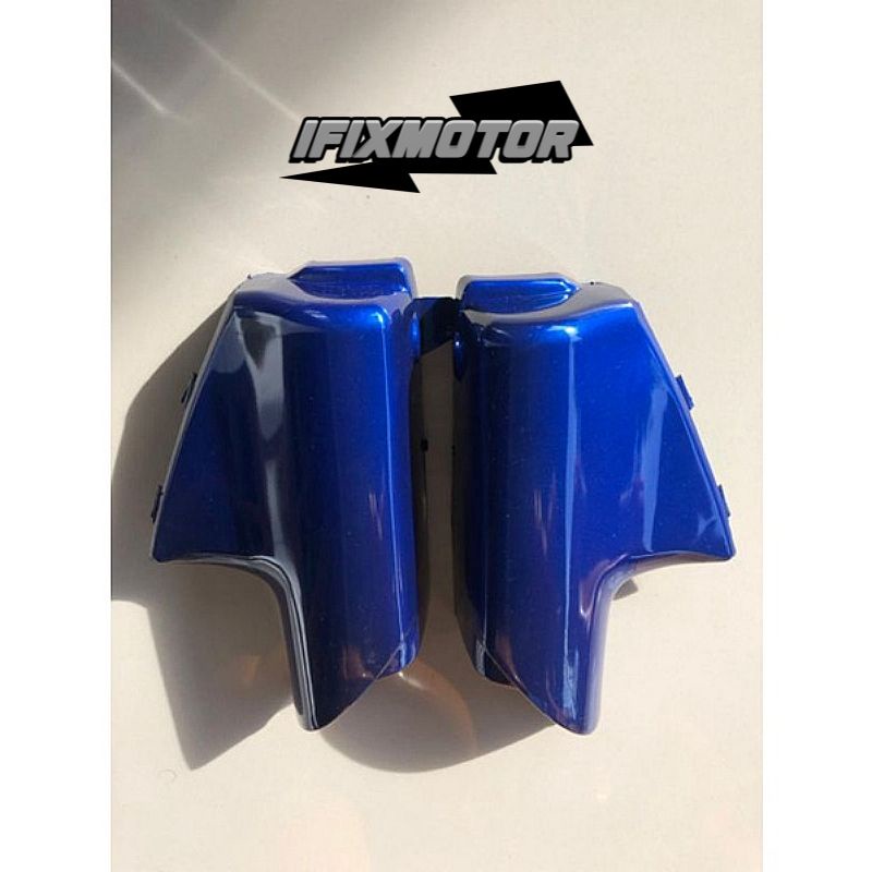 Cover Tutup Shock Vega R Lama Biru - Cover Tutup Shock depan Vega R Lama