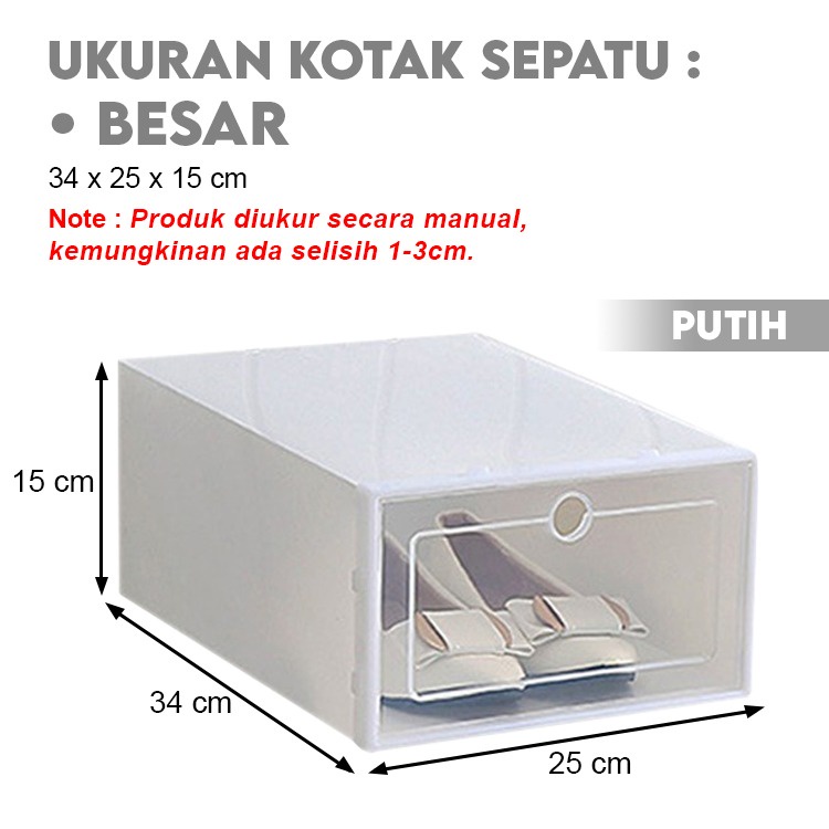 Kotak Sepatu Lipat Serbaguna box sepatu Tempat Penyimpanan Sandal Shoes Storage Box Worldhome66