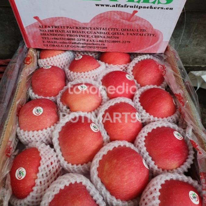 

APEL FUJI PREMIUM FRESH IMPORT SWEET AND CRUNCHY 13KG / BOX FH51515ED