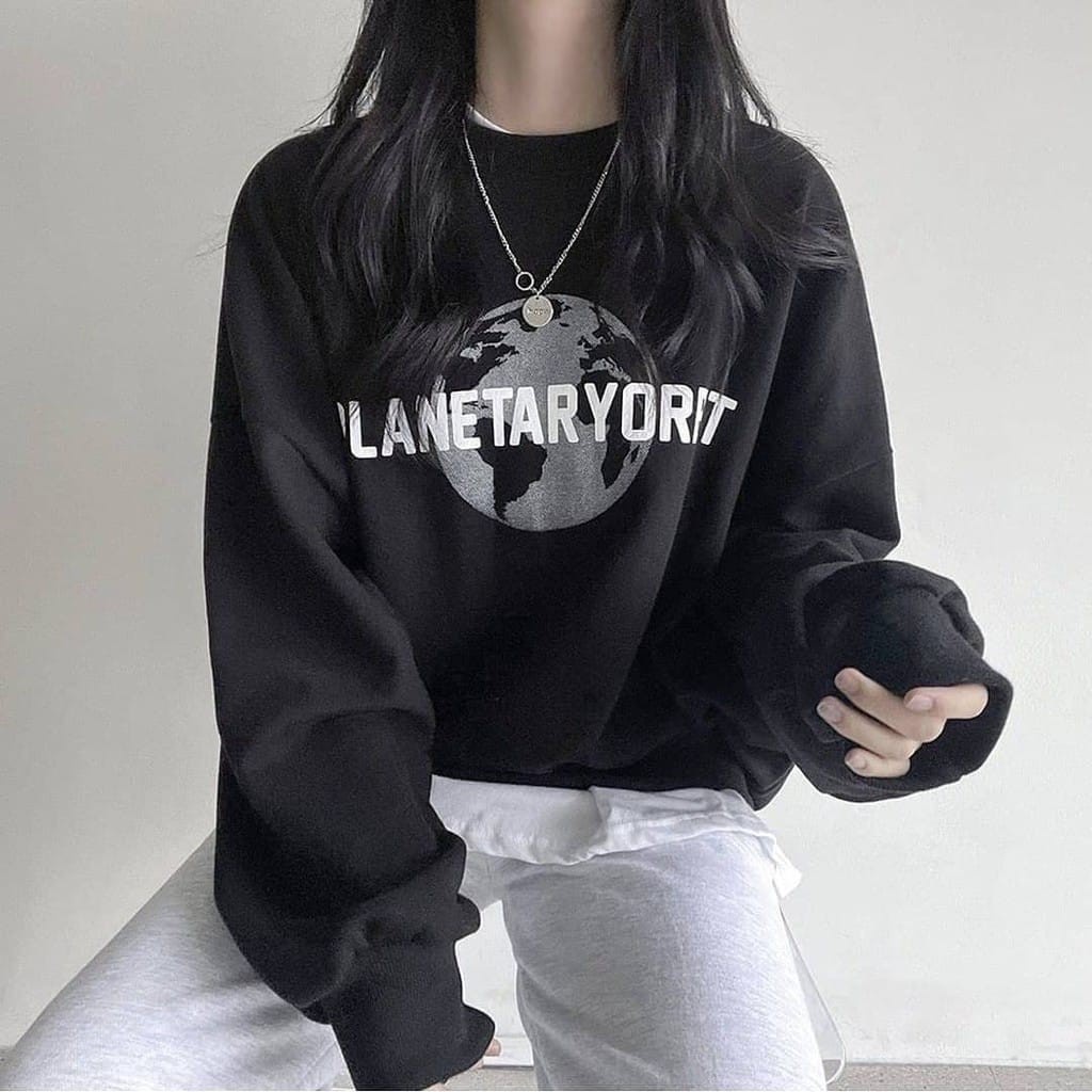 FC - SWEATER KOREA PLANETARYORBIT - SWEATER WANITA TEBAL TERBARU