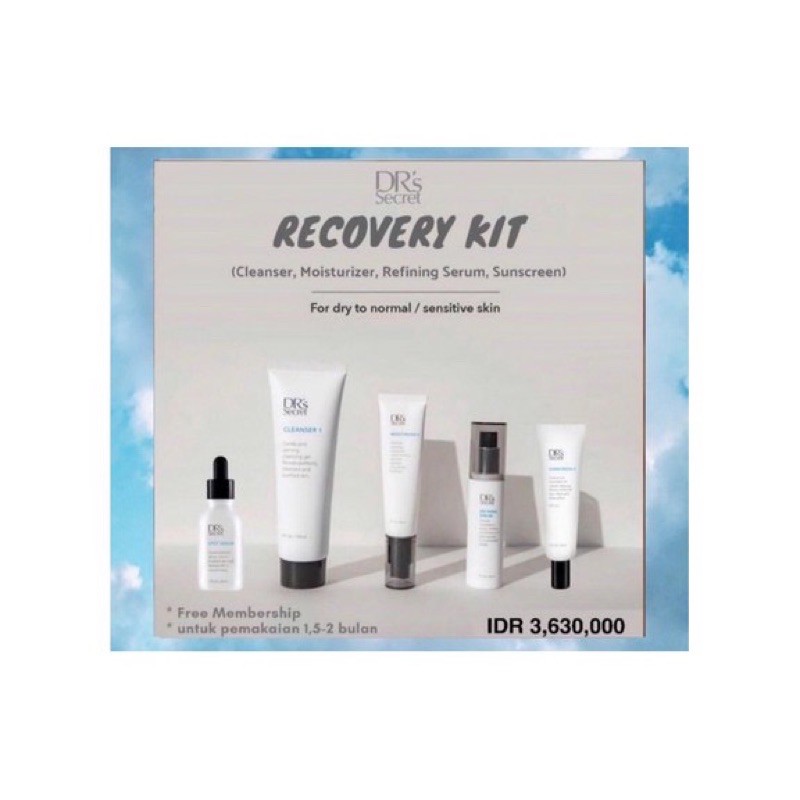 [ PROMO RECOVERY ACNE KIT ] - DR’s Secret Acne Recovery Kit - Dr Secret