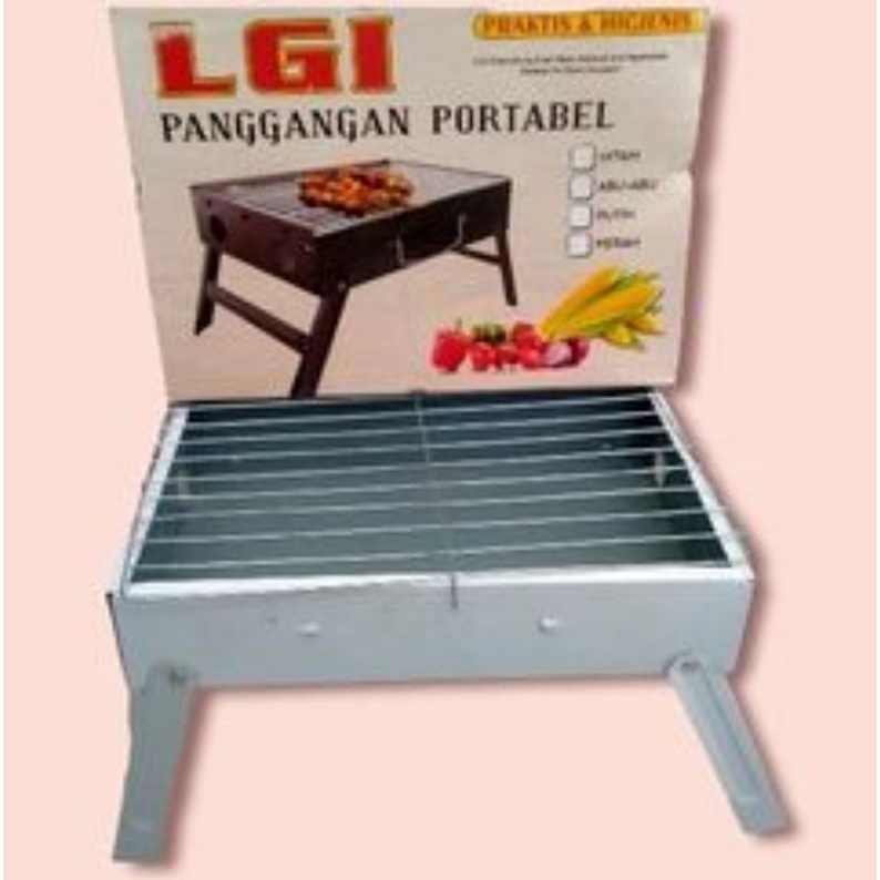 PANGGANGAN PORTABLE BBQ grill LGI Lipat Panggang serbaguna Bakaran Grosir Murah (Jember)