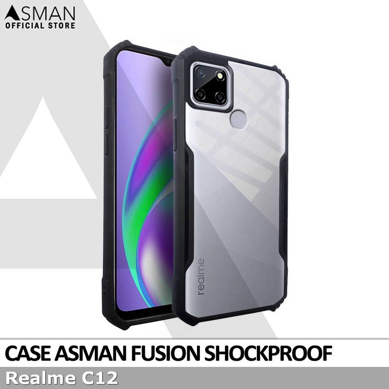 Asman Fusion Realme C12 Case Premium Amor Acrylic