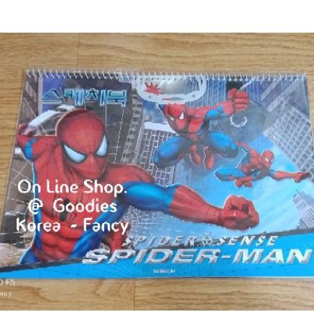 

Sketch Book Buku Gambar Spiral Spiderman Ori Korea Ready Stock
