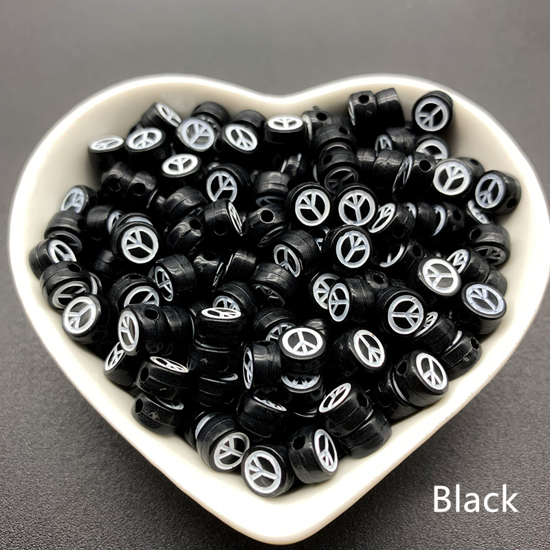 100pcs / Lot Manik-Manik Bahan Akrilik Ukuran 4x7mm Untuk Gelang