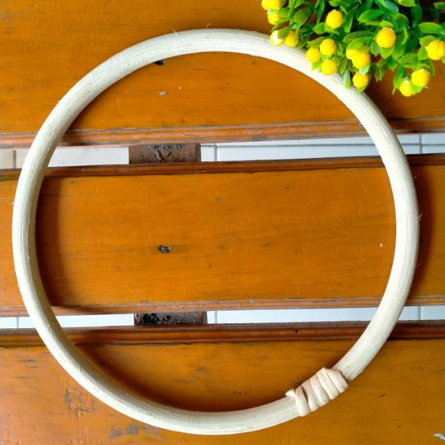 Ring rotan polos atau akar rotan polos bahan mahar nikah dan crafg rustic
