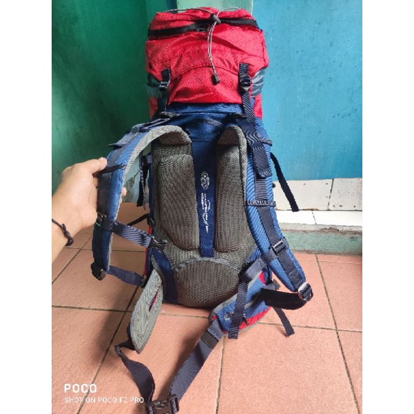 Tas Gunung H-Ride # Tas Gunung TNf 60 liter # Tas Gunung click 60 + 5 liter # Tas Ransel Hiking # Tas Ransel outdoor # Tas Gunung Carrier Busa tebel Pake prem