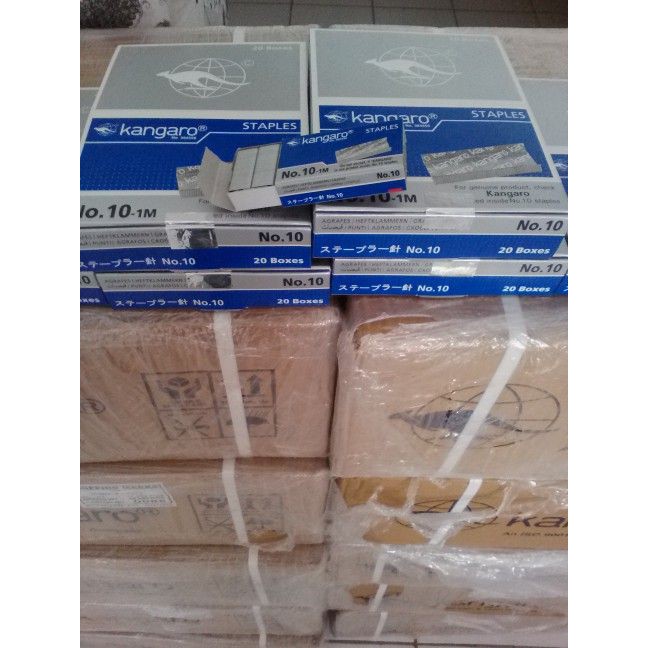 

[ 1 karton ] ISI STAPLES NO.10 - 1 M KANGARO