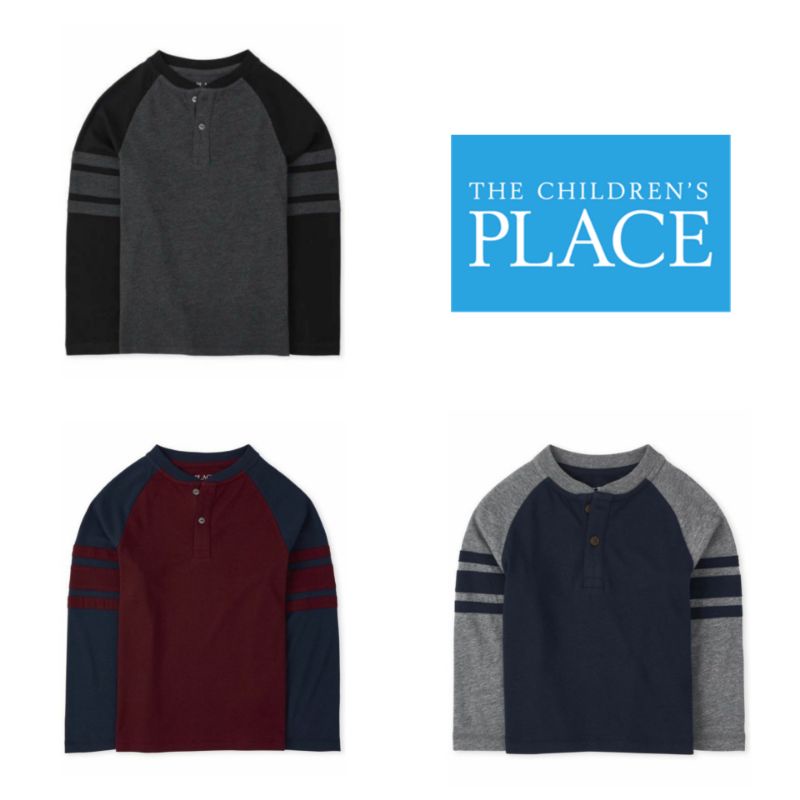 Kaos Lengan Panjang Anak Laki Laki Place / Kaos Lengan Panjang Anak Cowo TCP