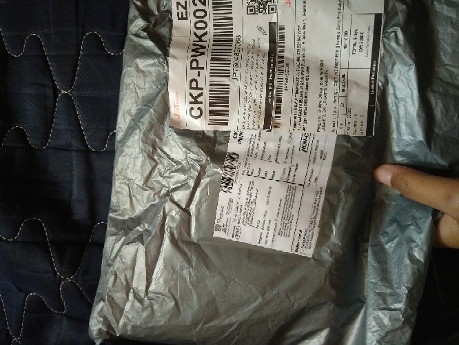 [gridline - R101 White Grey] Kemeja Batik Pria Katun Lengan Pendek Regular Modern