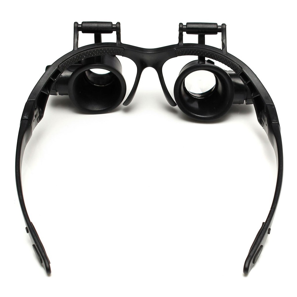 Magnifier Spectacles Glasses 10x-15x-20x-25x with LED Lamp