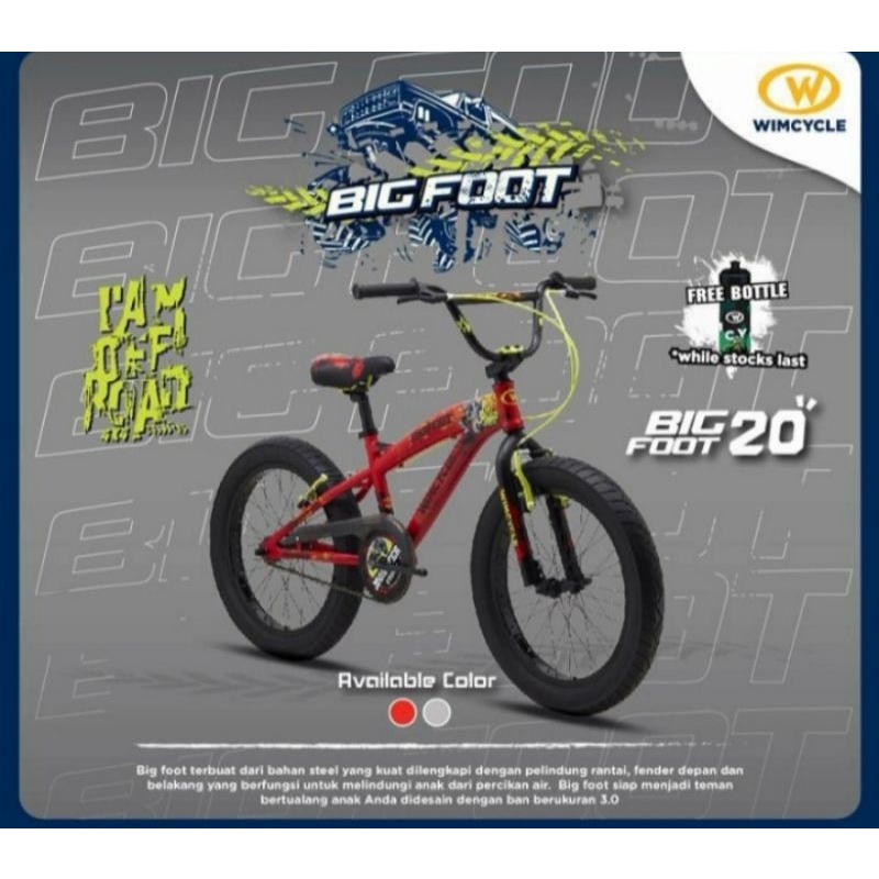 Sepeda Anak Lelaki / BMX Wimcycle 20 Bigfoot