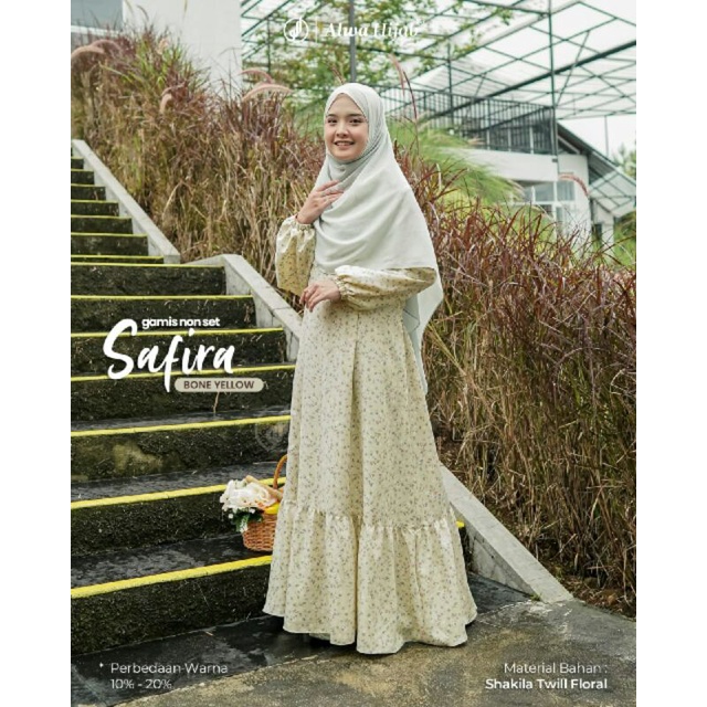 READY STOCK Safira Gamis Ori Alwa Hijab
