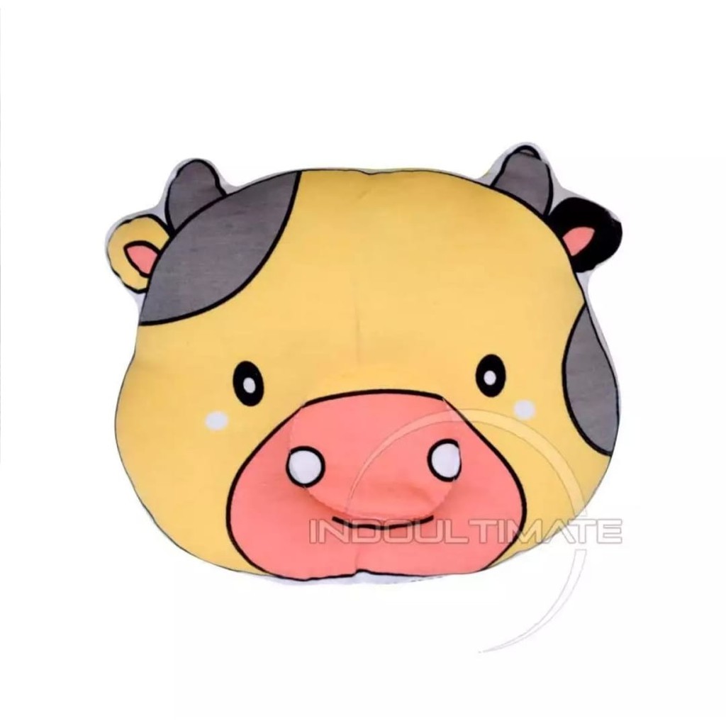 [BEST SELLER] Bantal Kepala Bayi BY-99 Bantal Bayi Bantal Peyang Bayi Baby Pillow Bantal Bayi-Cow
