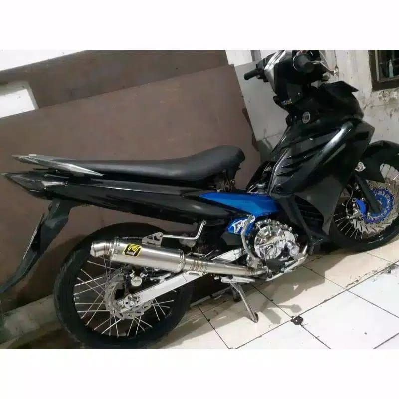 Knalpot Racing Rob1 Jupiter Mx Old Jupiter Njmx 135 Mp1 ss Tga Original