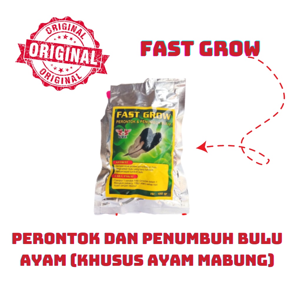 FAST GROW - perontok bulu ayam