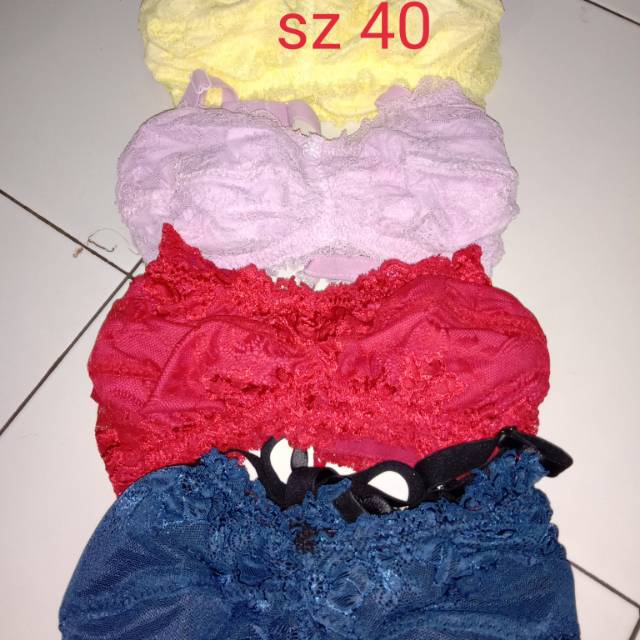 Bh renda tanpa busa/full brukat