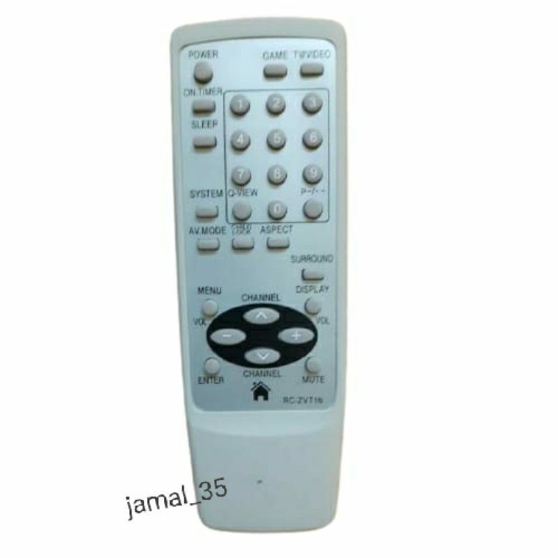 REMOTE REMOT TV AIWA TABUNG SLIM FLAT RC-ZVT16
