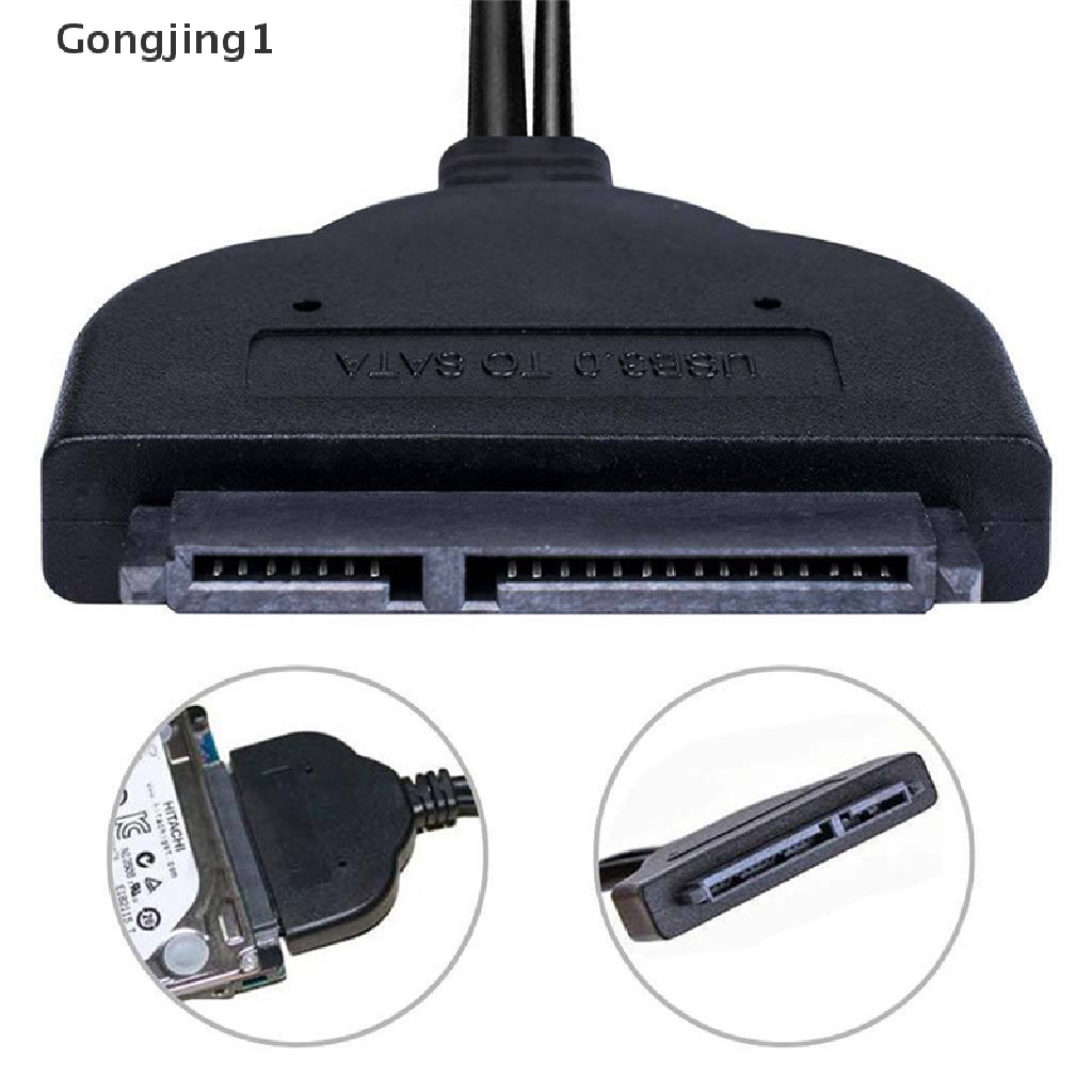 Gongjing1.0 Kabel Adapter Konektor Hardisk Ssd 2.5 &quot;Ke Sata 22pin