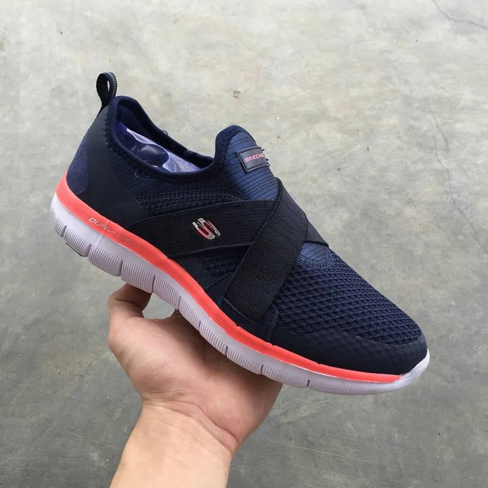 Terbaru Laris Skechers Dual Lite Import Sepatu Cewek Wanita Running Gym Fitness Shopee Indonesia